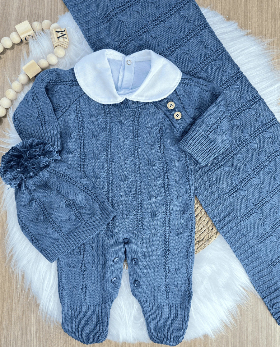 Conjunto Completo Saída de Maternidade Bryan