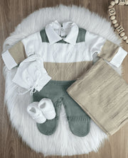 Saída de Maternidade Verde Sage