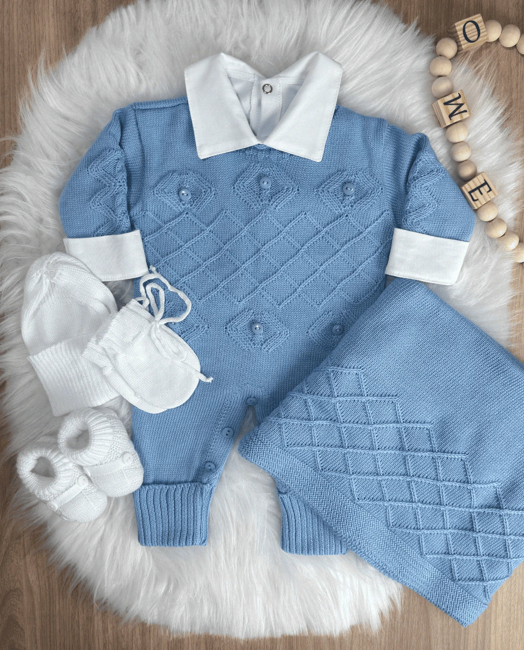 Conjunto Completo Saída de Maternidade João Lucas