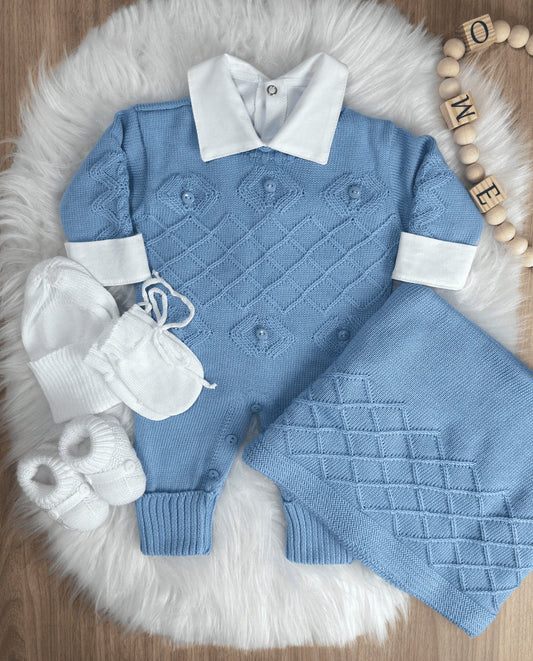 Conjunto Completo Saída de Maternidade João Lucas