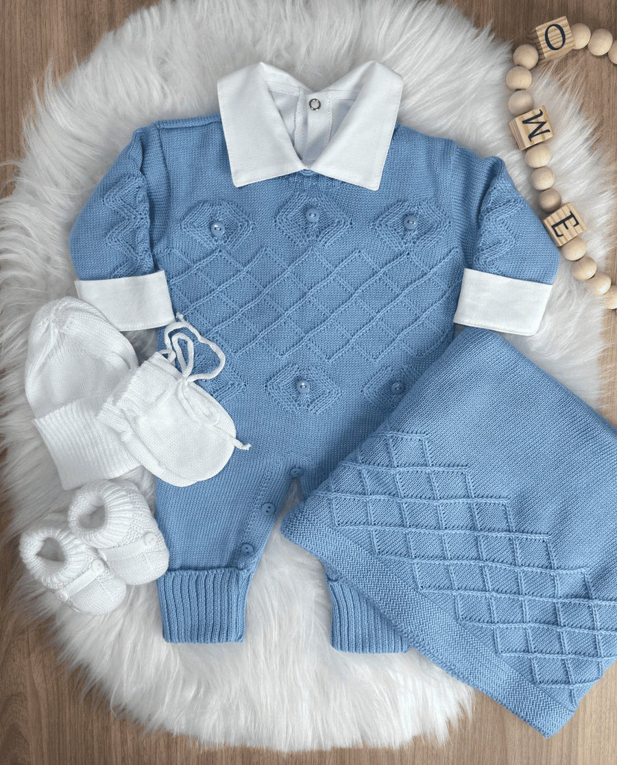 Conjunto Completo Saída de Maternidade João Lucas