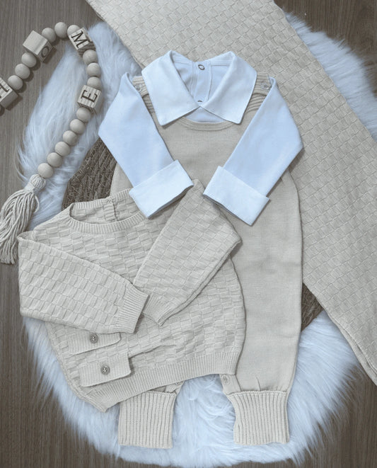 Conjunto Completo Saída de Maternidade Pedro