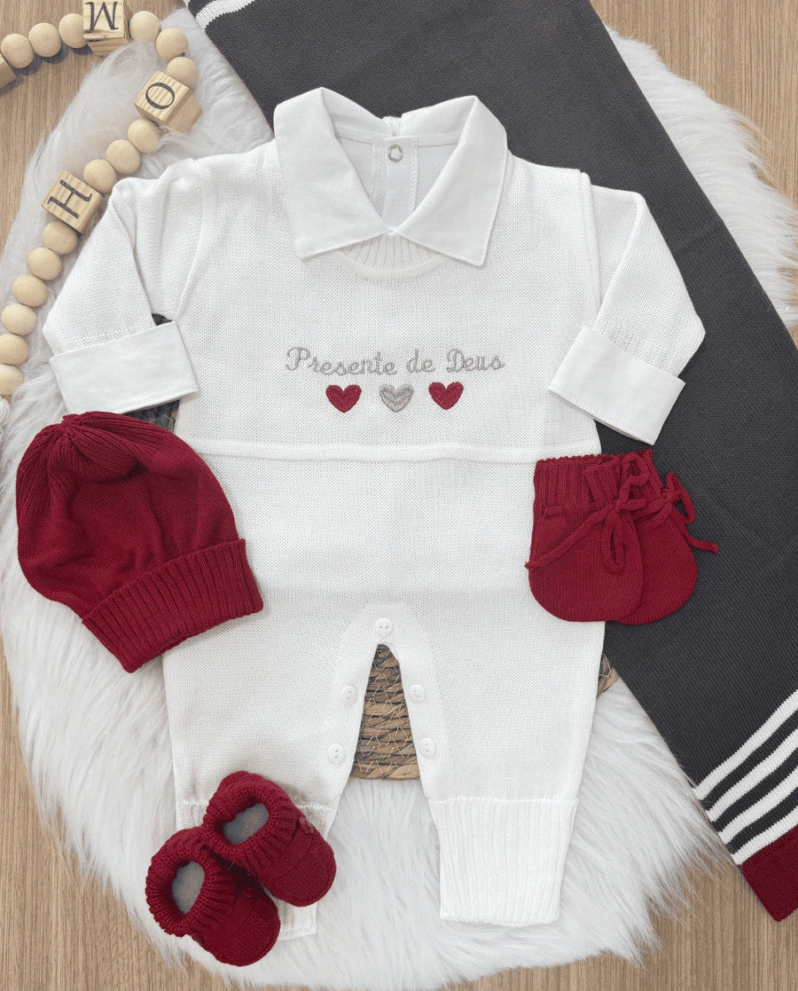 Conjunto Completo Saída de Maternidade Miguel
