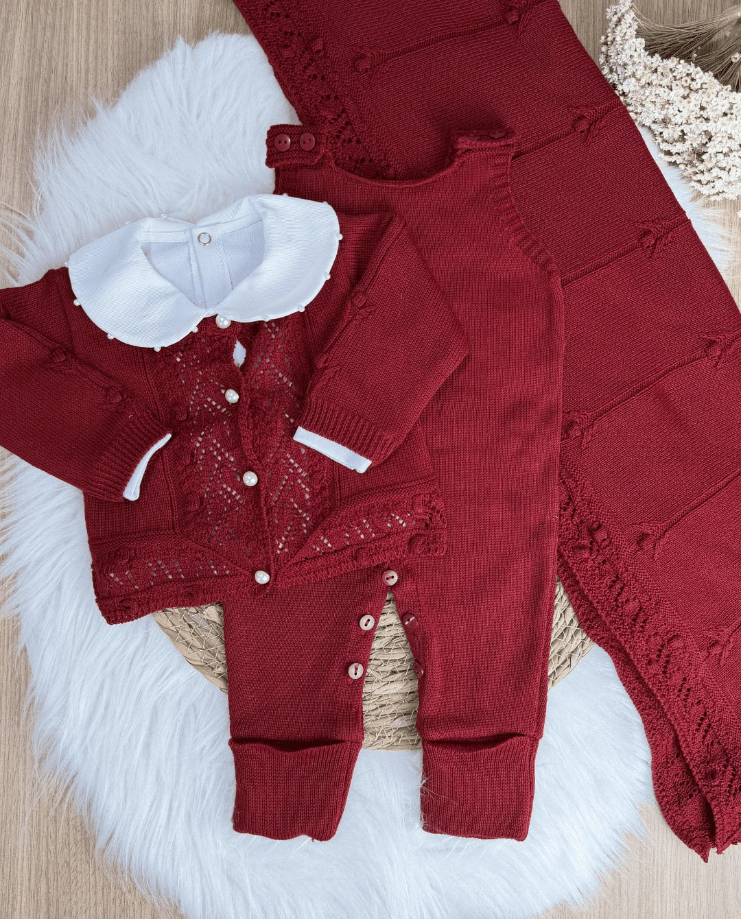 Conjunto Completo Saída de Maternidade Bia