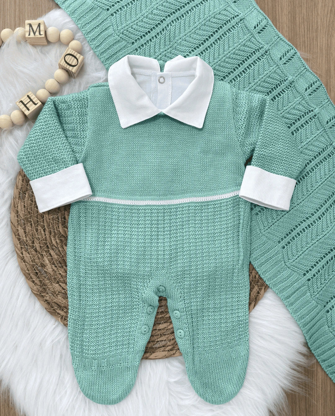 Conjunto Completo Saída de Maternidade Vinicius