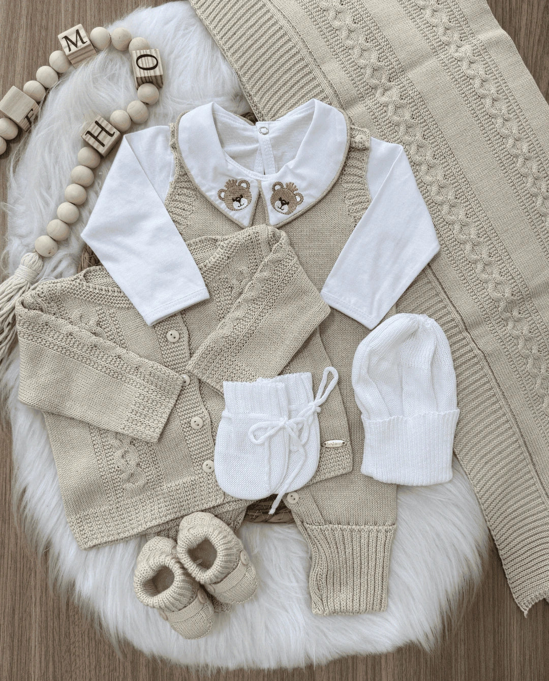 Conjunto Completo Saída de Maternidade Noah