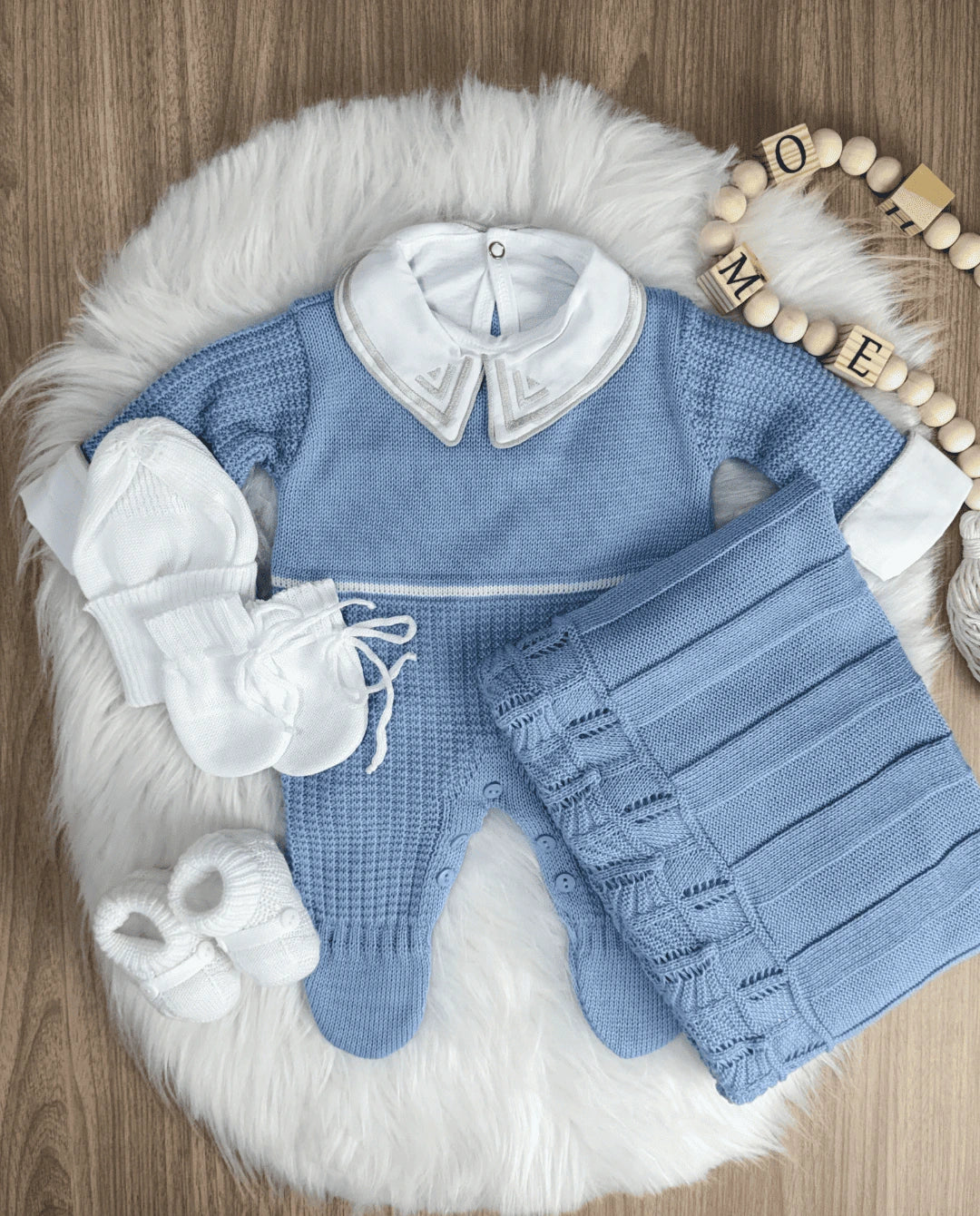 Conjunto Completo Saída de Maternidade Rafael