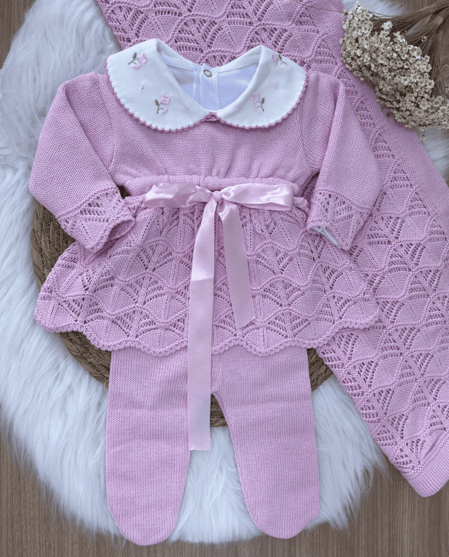 Conjunto Completo Saída de Maternidade Isabela