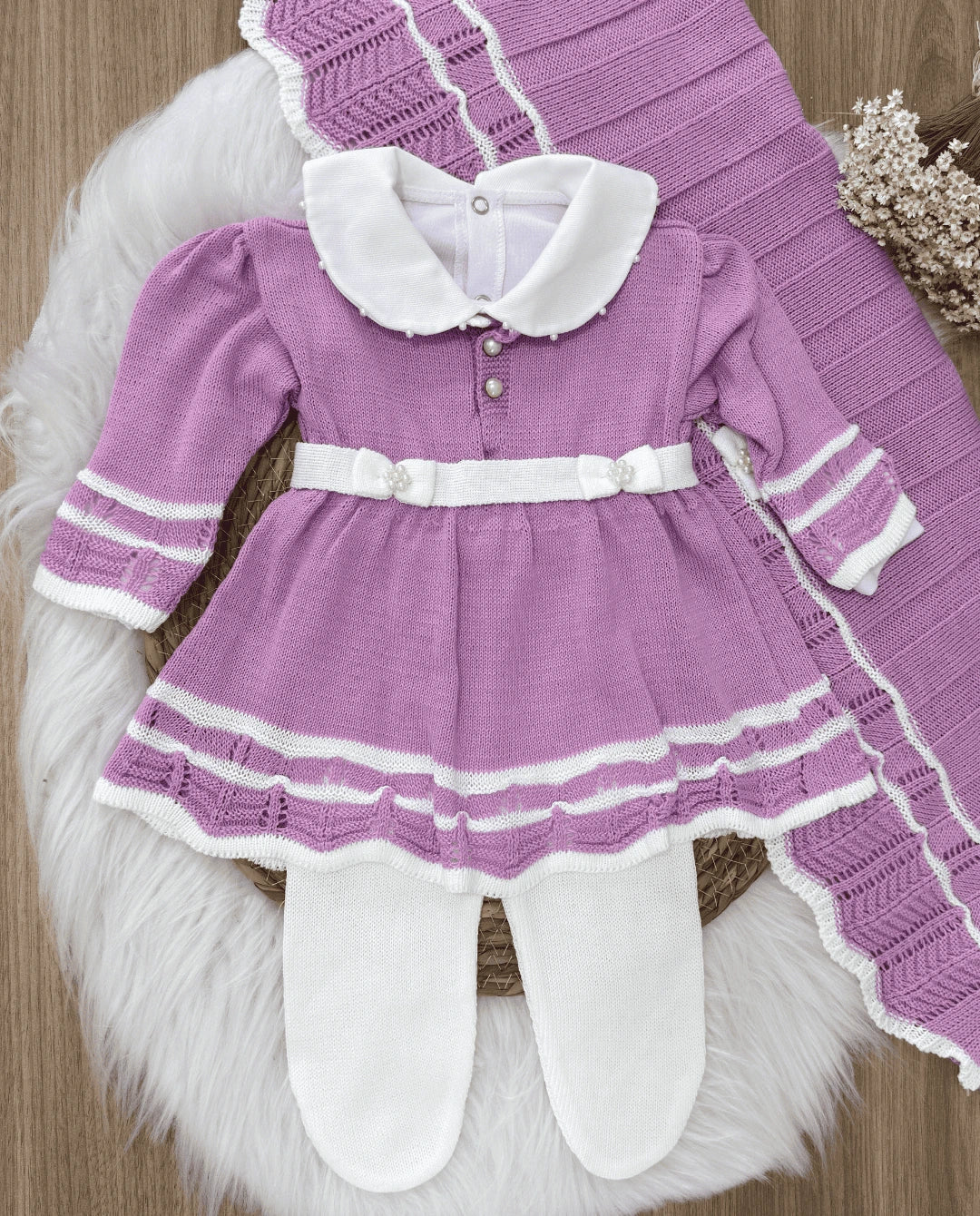 Conjunto Completo Saída de Maternidade Marina