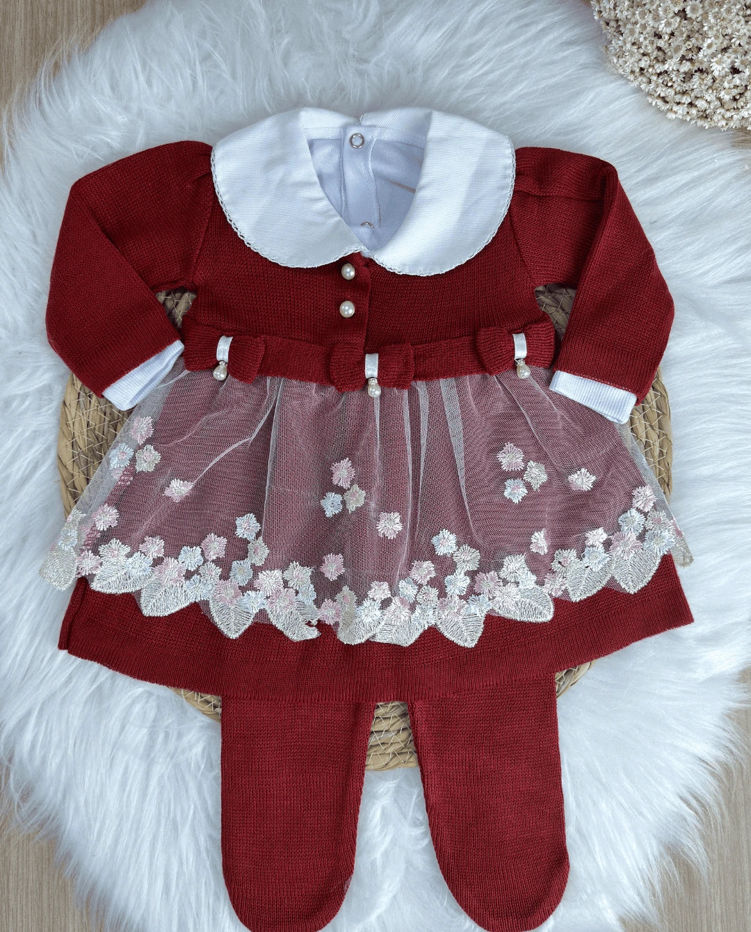 Conjunto Completo Saída de Maternidade Maria Cristina