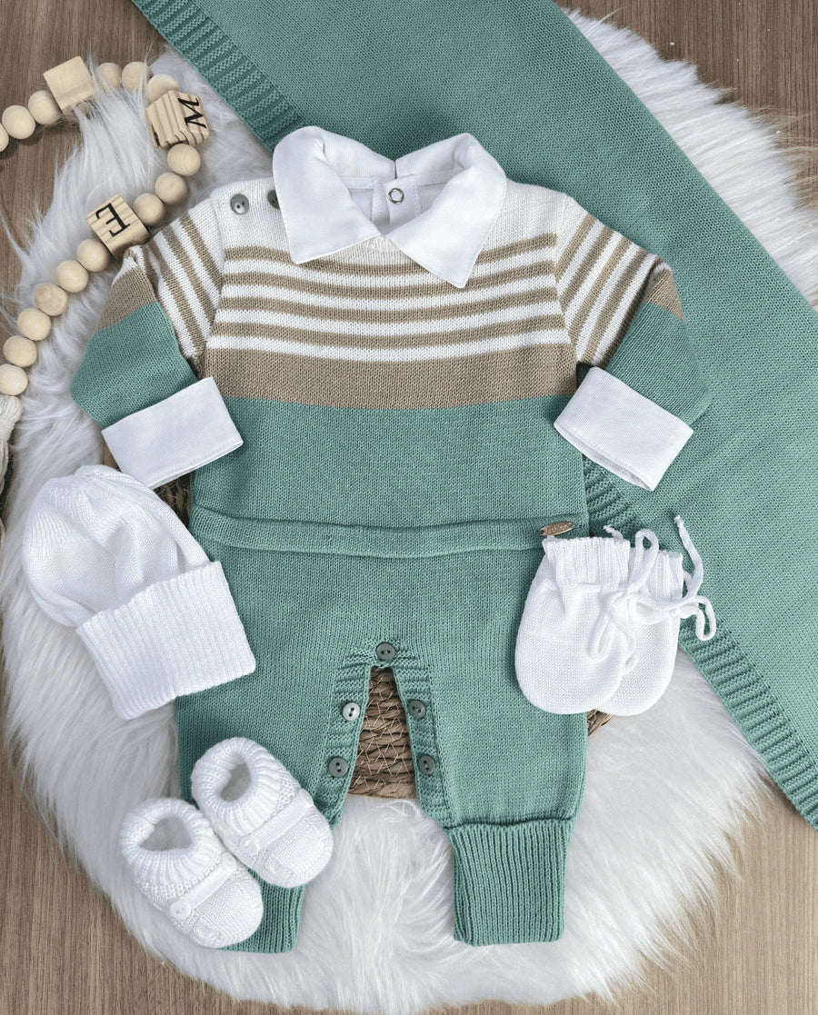 Conjunto Completo Saída de Maternidade Romeu