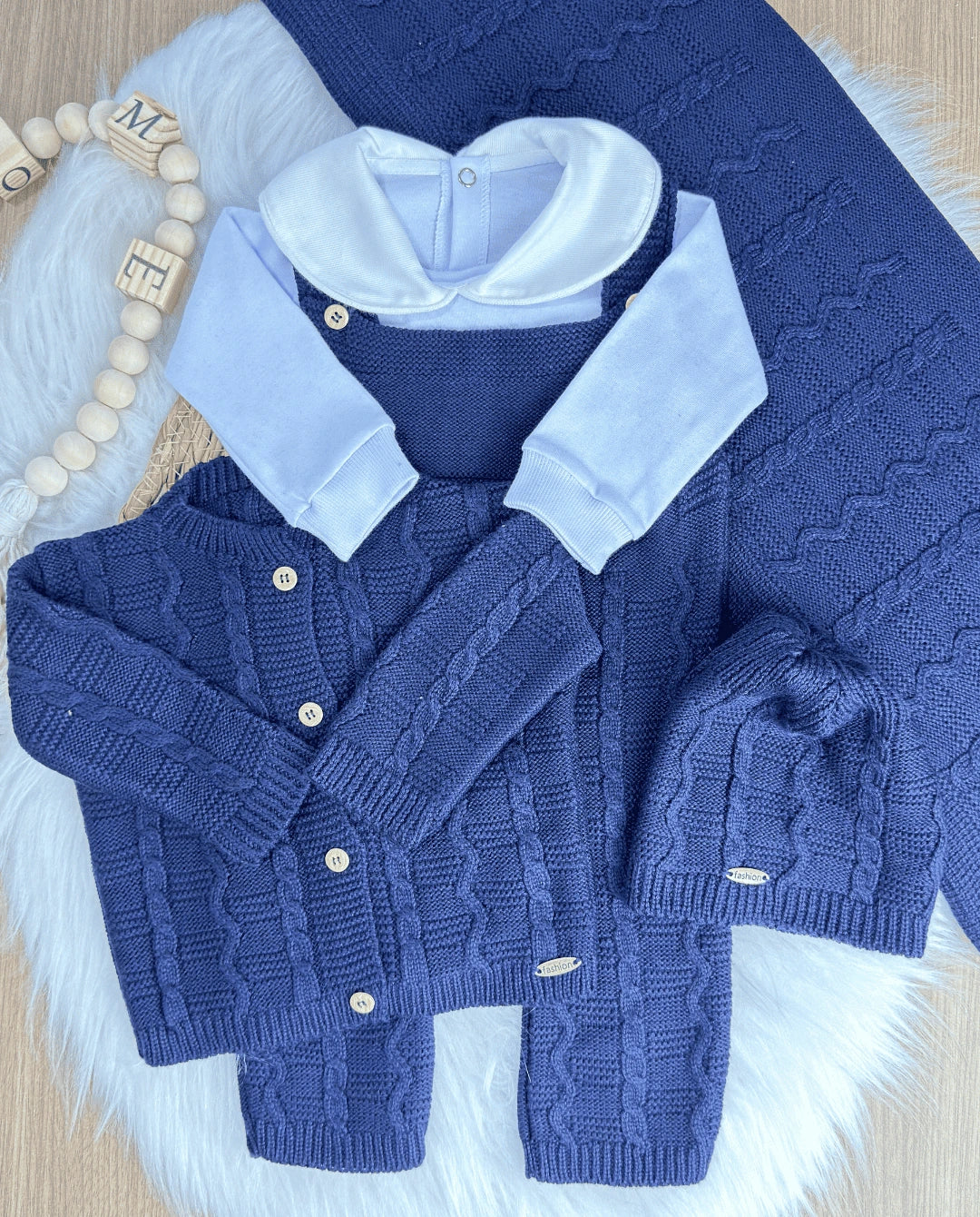 Conjunto Completo Saída de Maternidade Gael